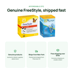 Genuine FreeStyle supplies, ships from Plainview NY, free shipping over $100