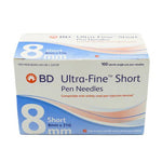 BD Ultra Fine Short Pen Needles - 31G - 8mm - 5/16 Inch - 100/Bx - Affordable OTC