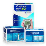 Contour Next EZ Starter Kit – 100 Test Strips + 100 Microlet Lancets