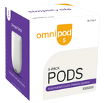 Omnipod 5 Pods (5 Single Pods) | Tubeless Insulin Delivery - Affordable OTC