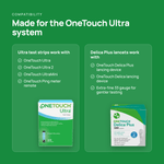 OneTouch Ultra and Delica Plus 33G Lancet Combo (100 Strips, 100 Lancets) - Affordable OTC