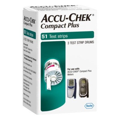 Accu Chek Compact Plus 51 Count - Retail Boxes - Affordable OTC
