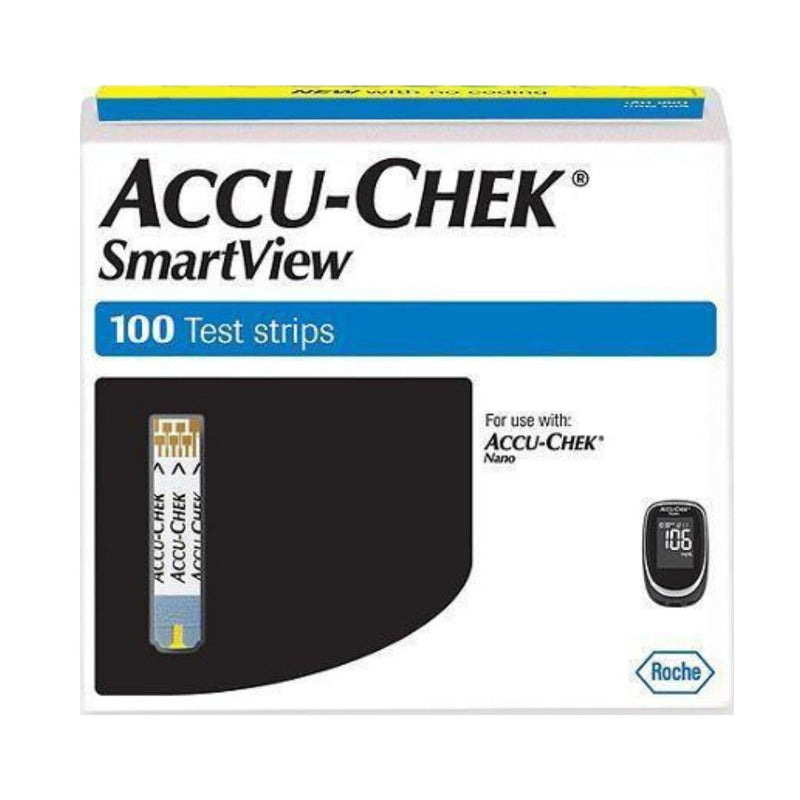 Accu Chek SmartView 100 Test Strips - Retail Box - Affordable OTC