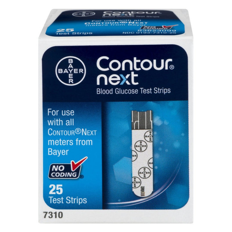 Bayer Ascensia Contour Next 25 Test Strips - Affordable OTC