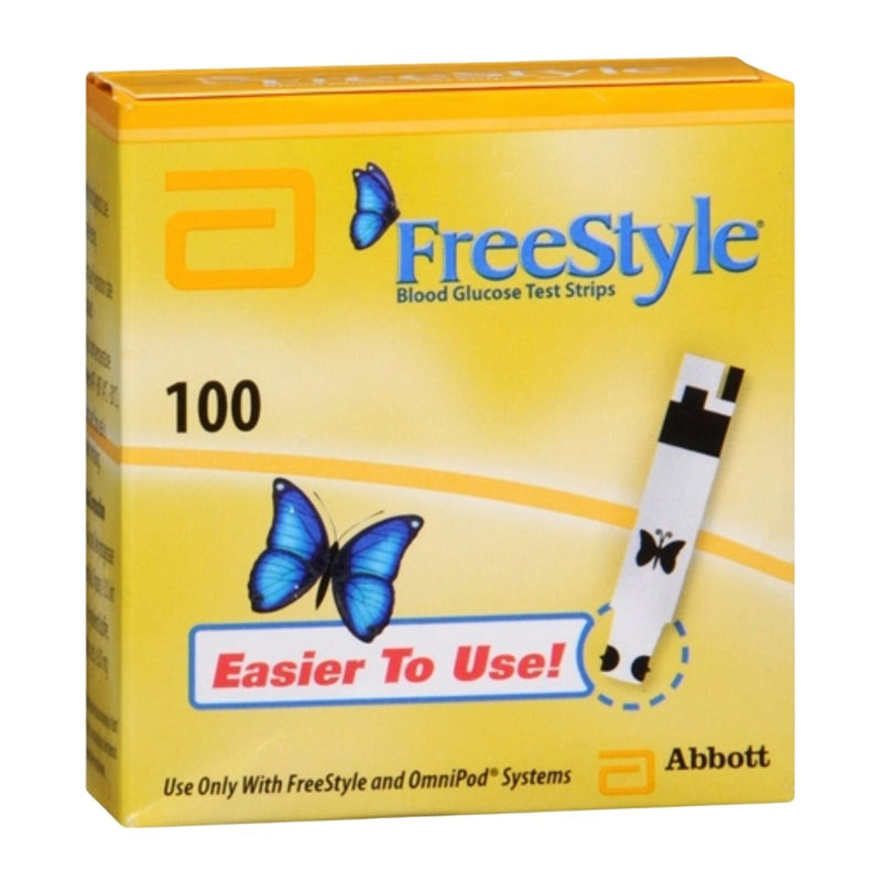 Freestyle Diabetic Test Strips (100 Count) - Affordable OTC