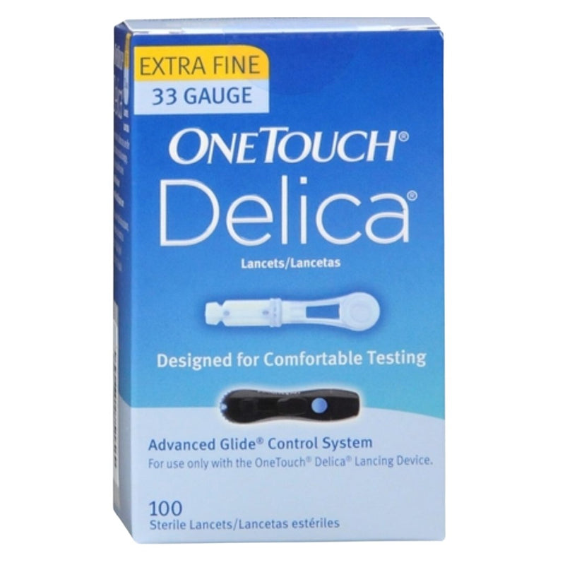 One Touch Delica Lancets 33G - 100 Count - Affordable OTC