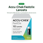 Accu-Chek Guide Starter Kit – 200 Test Strips + 204 FastClix Lancets