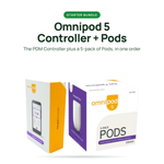 Omnipod 5 Starter Bundle: PDM Controller plus 5-pack of Pods