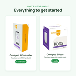 What's in the bundle: 1 Omnipod 5 Controller and 5 Omnipod 5 Pods
