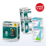 Accu-Chek Compact Plus Starter Kit – 204 Test Strips + 200 SoftClix Lancets