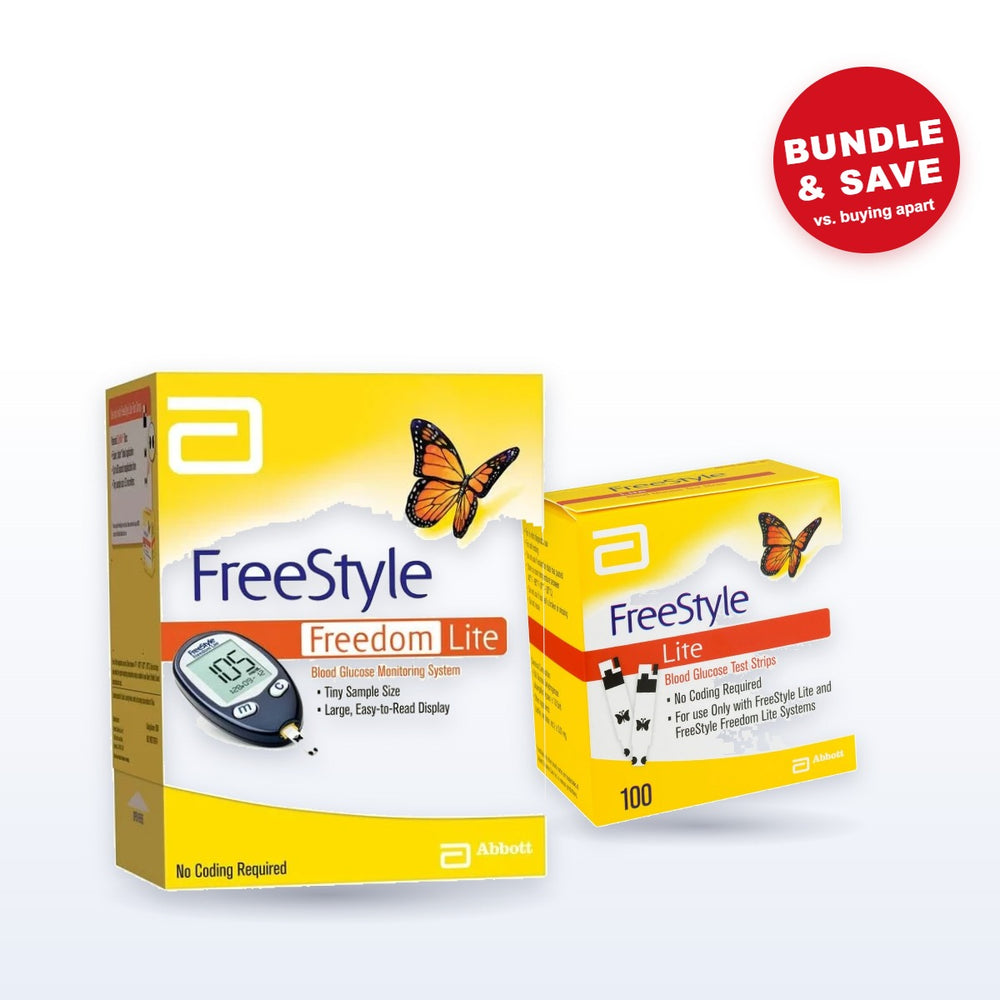 FreeStyle Freedom Lite Starter Kit – Meter + 100 FreeStyle Lite Test Strips
