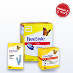 FreeStyle Lite meter bundle with 100 test strips and 100 FreeStyle lancets