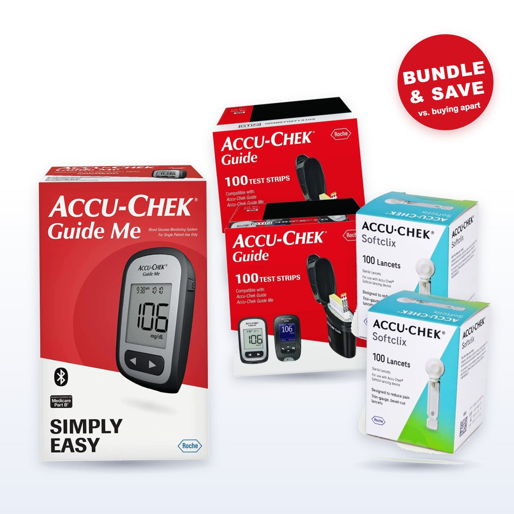 Accu-Chek Guide Me Starter Kit – 200 Test Strips + 200 SoftClix Lancets