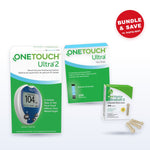 OneTouch Ultra 2 Starter Kit – 100 Test Strips + 100 UltraSoft 2 Lancets