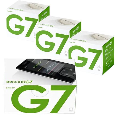 Dexcom G7 Bundle - Sensor (3 - Pack) Plus Receiver - Affordable OTC