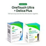 OneTouch Ultra and Delica Plus 30G Lancet Combo (100 Strips, 100 Lancets) - Affordable OTC