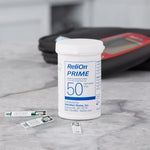 ReliOn Prime Blood Glucose Test Strips, 100 Count - Affordable OTC