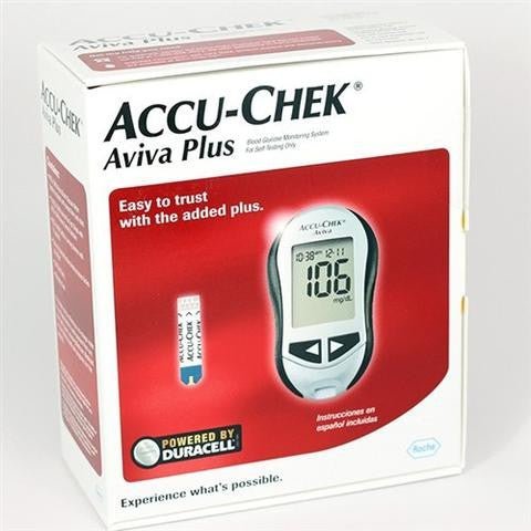 Accu Chek Aviva Plus Glucose Meter - Affordable OTC
