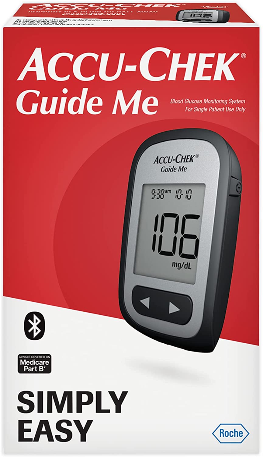 Accu chek guide me blood glucose meter affordable otc
