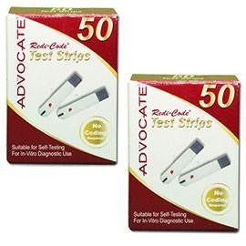 Advocate Glucose Test Strips 100 - Affordable OTC