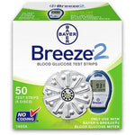 Bayer Ascensia Breeze2 Test Strips 50 Count - Affordable OTC