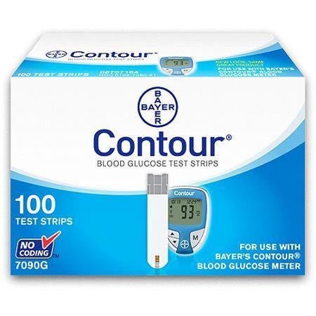 Bayer Ascensia Contour - 100 Test Strips - Affordable OTC