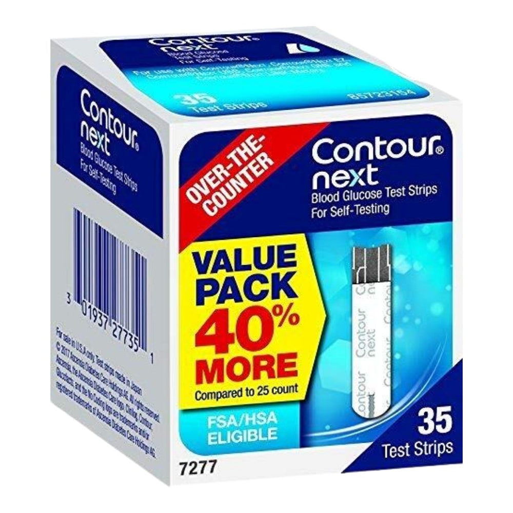 Bayer Ascensia Contour Next 35 Test Strips - Affordable OTC