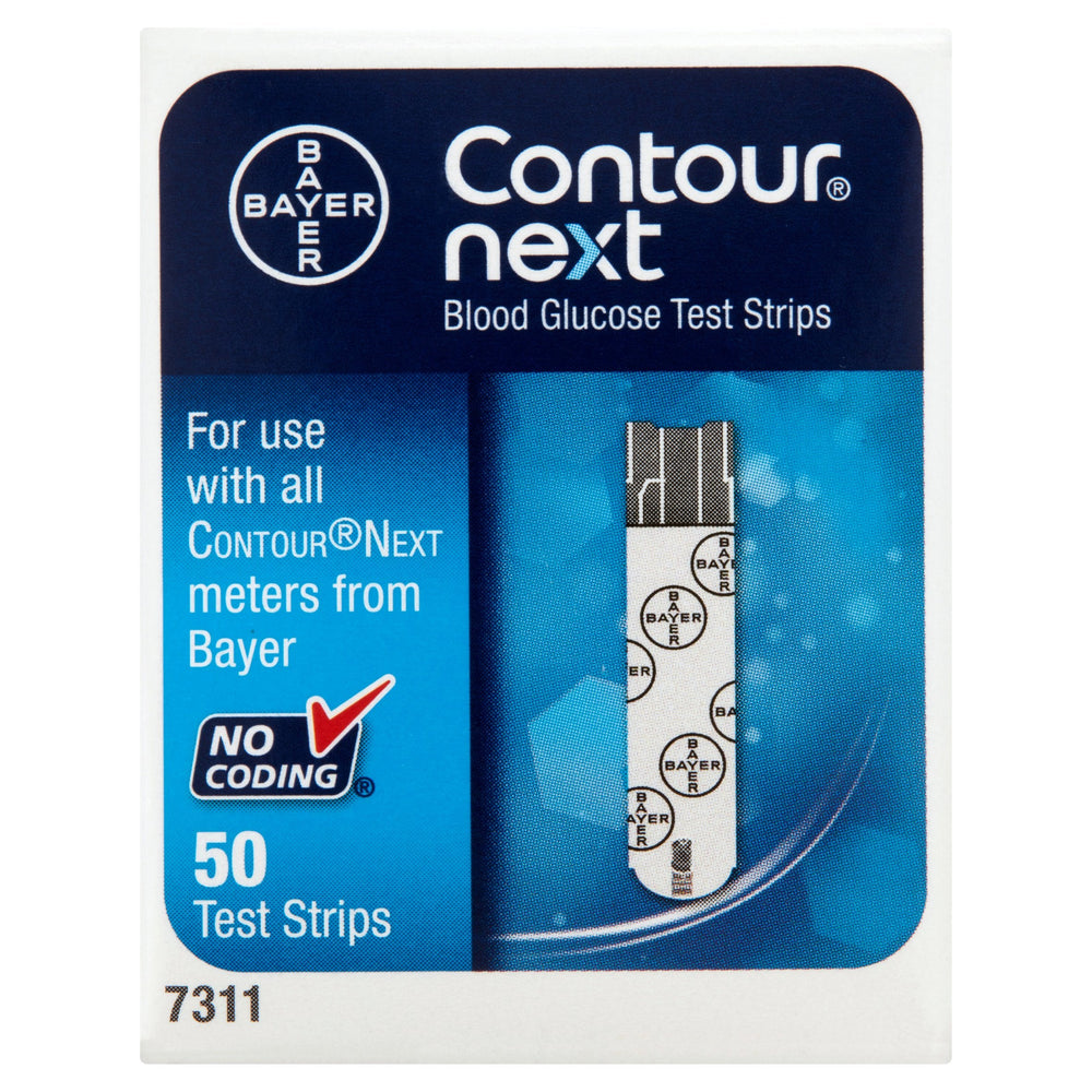 Bayer Ascensia Contour Next 50 Count - Retail - Affordable OTC