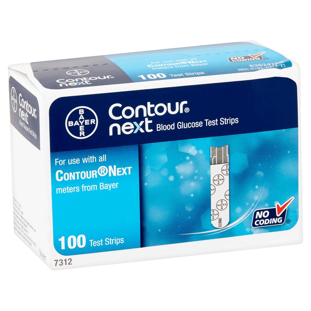 Bayer Contour Next Glucose Test Strips