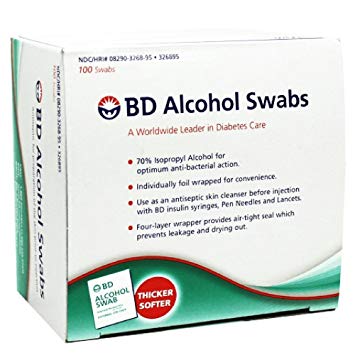 BD Alcohol Swabs - Affordable OTC
