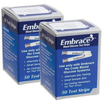 Embrace Glucose Test Strips 100ct - Affordable OTC
