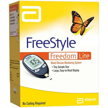 FreeStyle Freedom Lite Glucose Meter – No Coding, Fast & Accurate