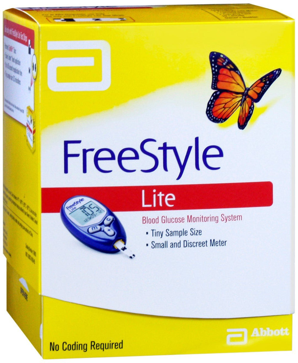 FreeStyle Lite Blood Glucose Meter – Fast, No Coding, Easy to Use