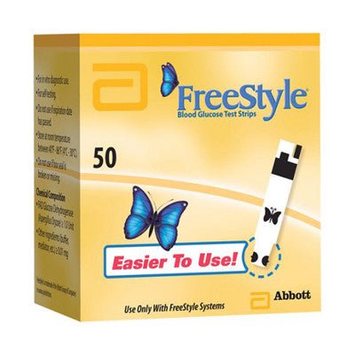 Freestyle Test Strips 50 Count - Affordable OTC
