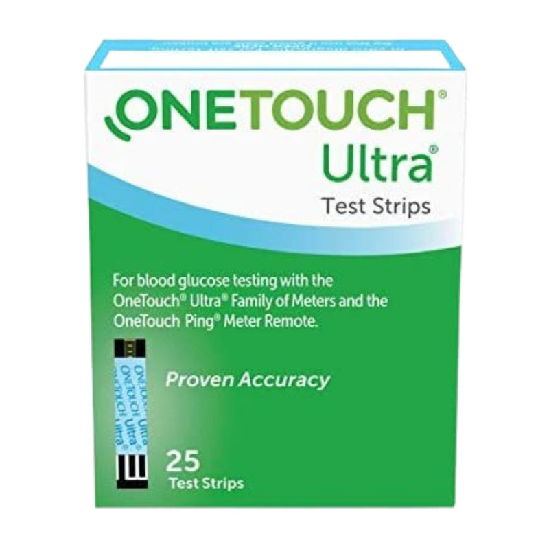One Touch Ultra 25 Test Strips - Affordable OTC