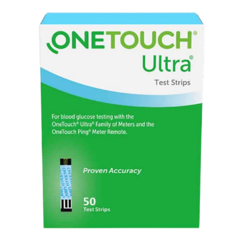 One Touch Ultra 50 Test Strips - Retail Boxes - Affordable OTC