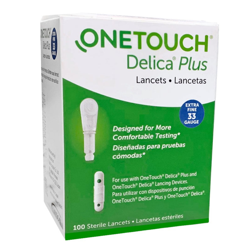 OneTouch Delica Plus Lancets 33G - 100 Count - Affordable OTC