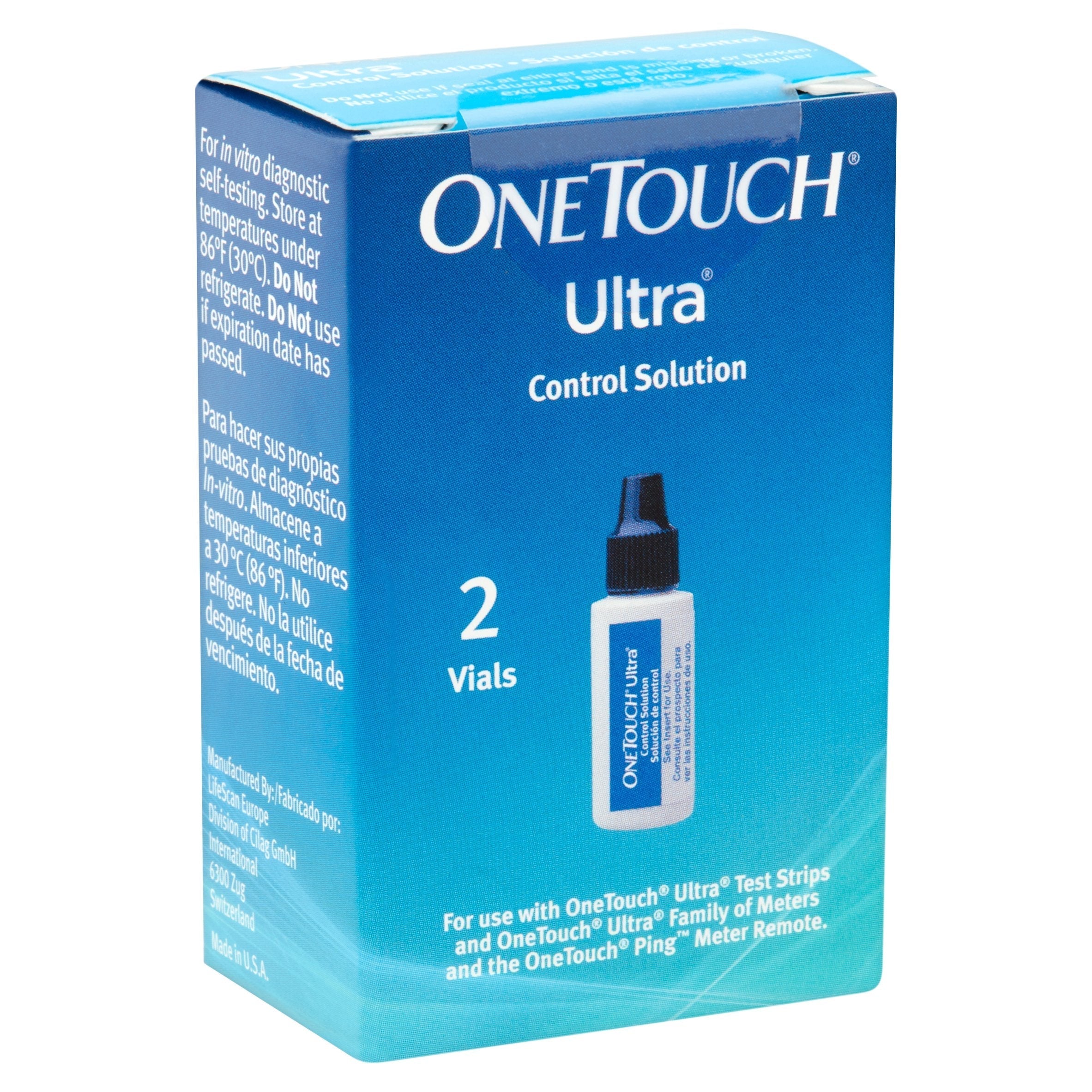 Control Solution Check OneTouch Ultra Control Solution 2 Vials – Check Test Accuracy ...